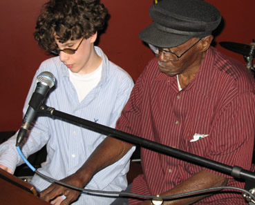 Conrad with Pinetop Perkins