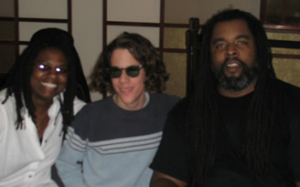 Conrad with Alvin Youngblood Hart & Ruthie Foster