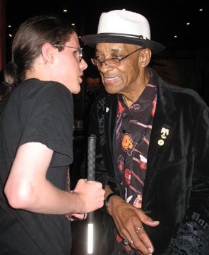 conrad and hubert sumlin after playing together