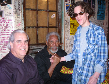 Conrad Oberg with Morgan Freeman & Bill Luckett